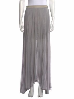 Alice + Olivia Katz pleated maxi skirt size 8